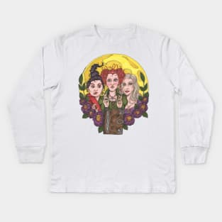 Hocus Pocus Kids Long Sleeve T-Shirt